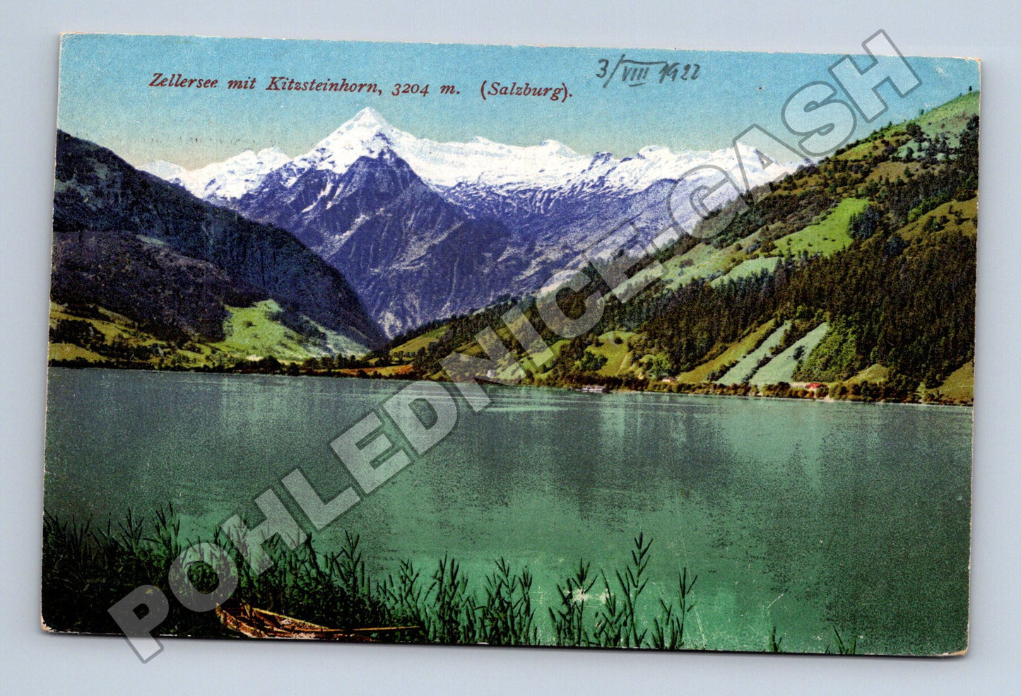 Pohlednice Rakousko Zellersee Kitzsteinhorn 1922 (M33483)