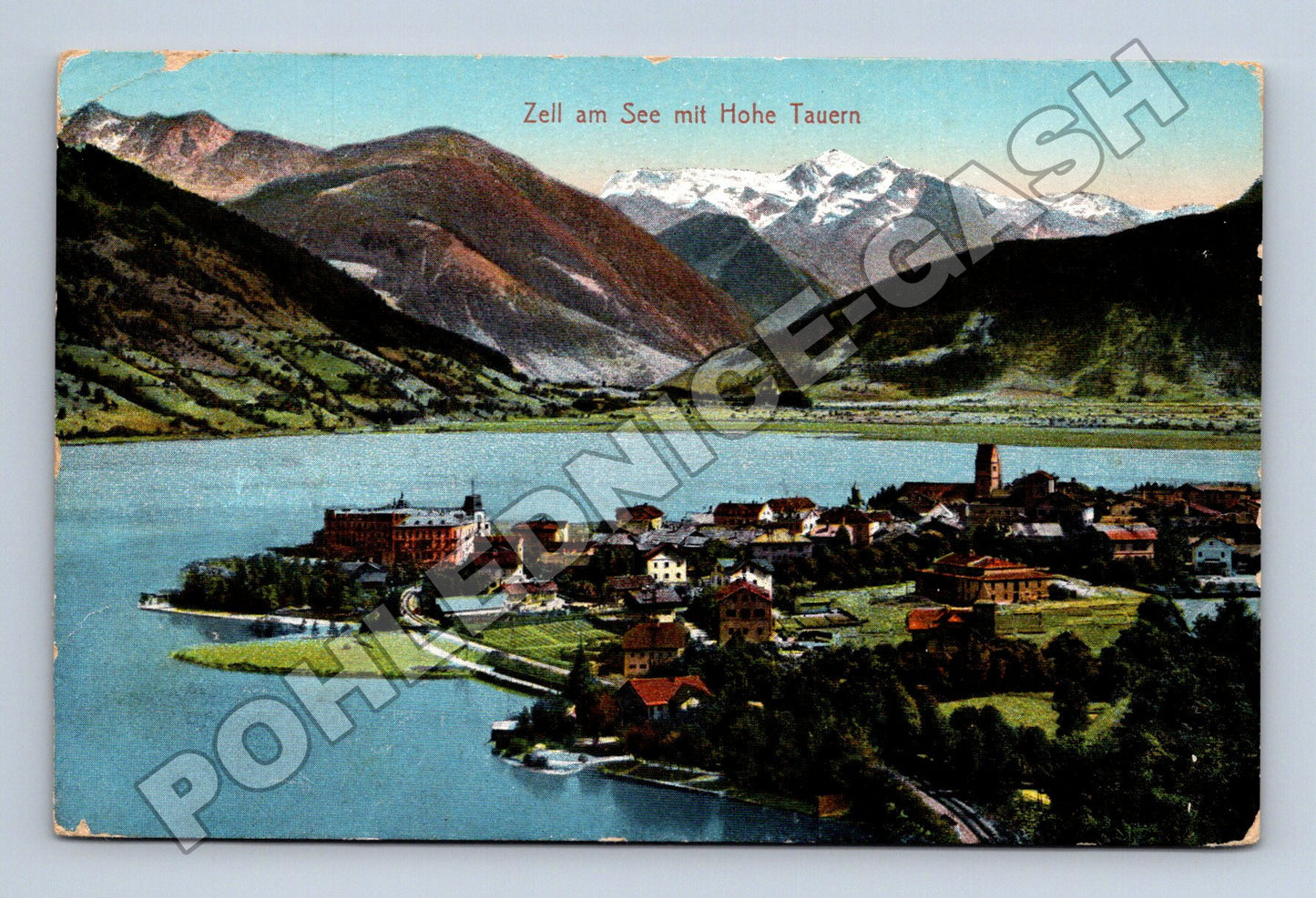 Pohlednice Rakousko Zell am See s Hohe Tauern 1909 (M33484)