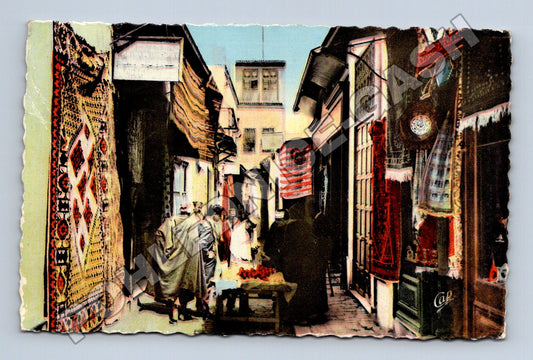 Pohlednice Tunis Rue Djemâa-Ez-Zitouna 1961 (M33488)