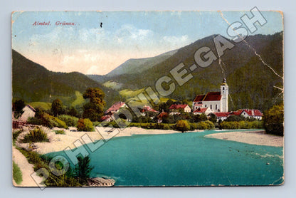 Pohlednice Rakousko Almtal Grünau 1925 (M33491)