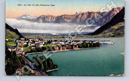 Pohlednice Rakousko Zell am See jezero a hory 1906 (M33494)