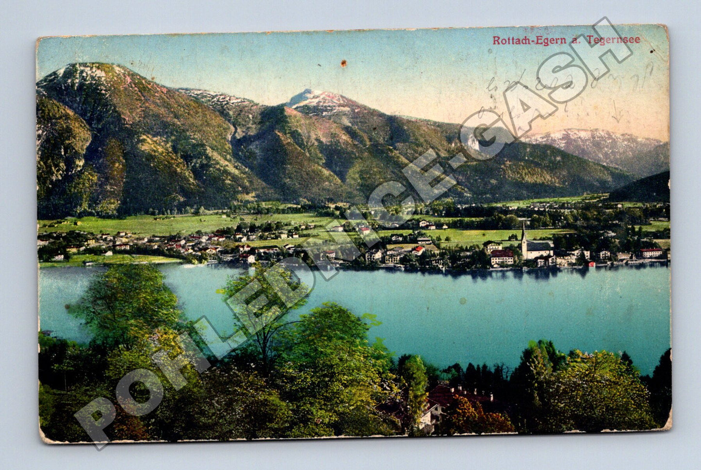 Pohlednice Německo Rottach-Egern a Tegernsee 1921 (M33509)
