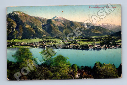 Pohlednice Německo Rottach-Egern a Tegernsee 1921 (M33509)