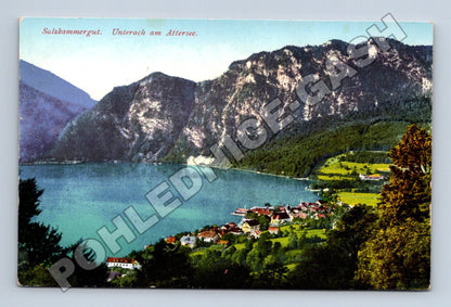 Pohlednice Rakousko Unterach am Attersee 1927 (M33512)