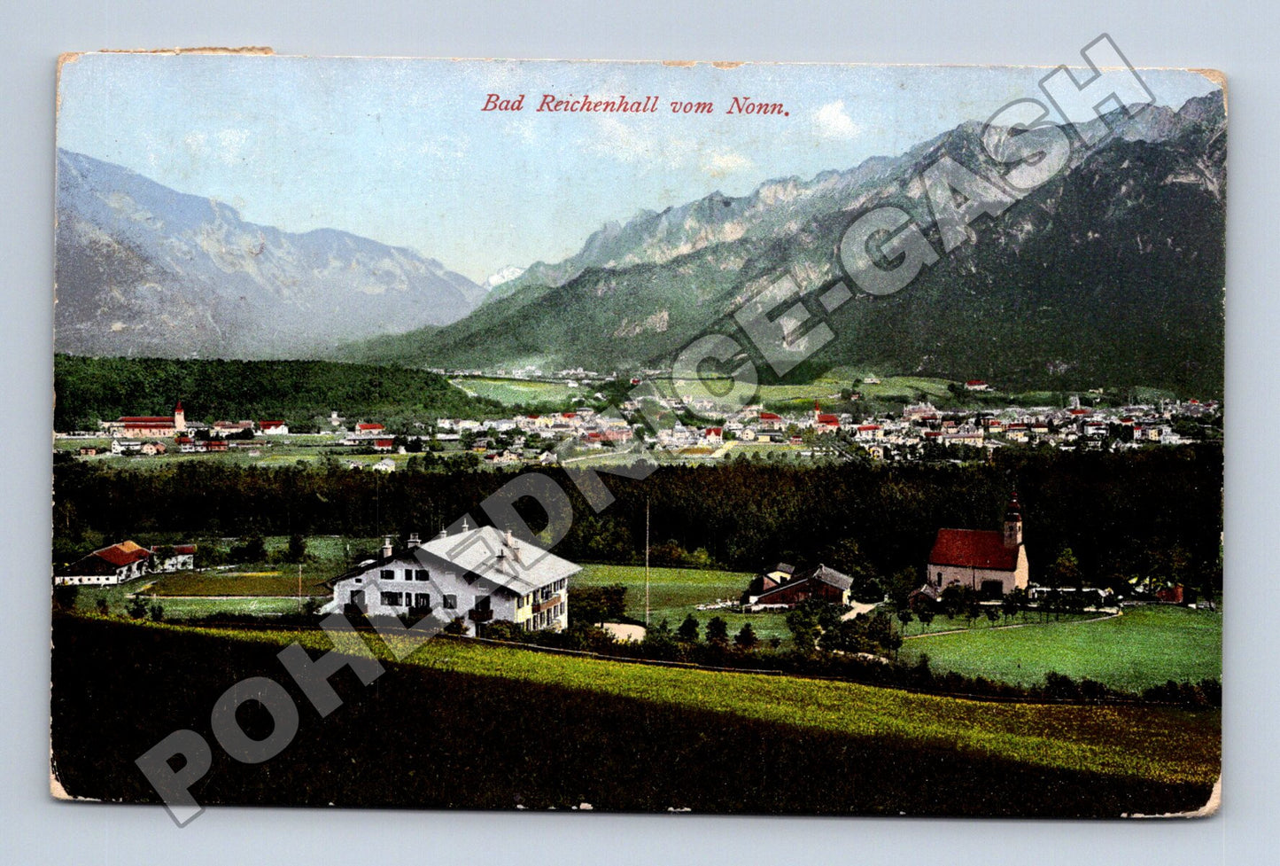 Pohlednice Německo Bad Reichenhall vom Nonn 1909 (M33522)