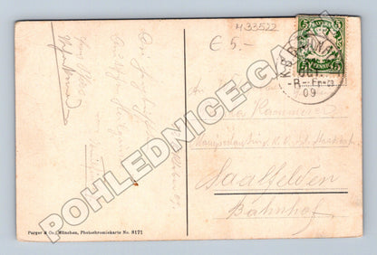 Pohlednice Německo Bad Reichenhall vom Nonn 1909 (M33522)