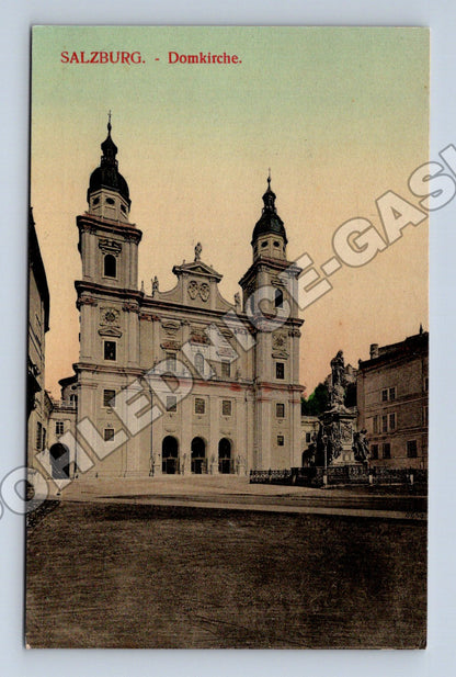 Pohlednice Rakousko Salzburg Domkirche 1909 (M33526)