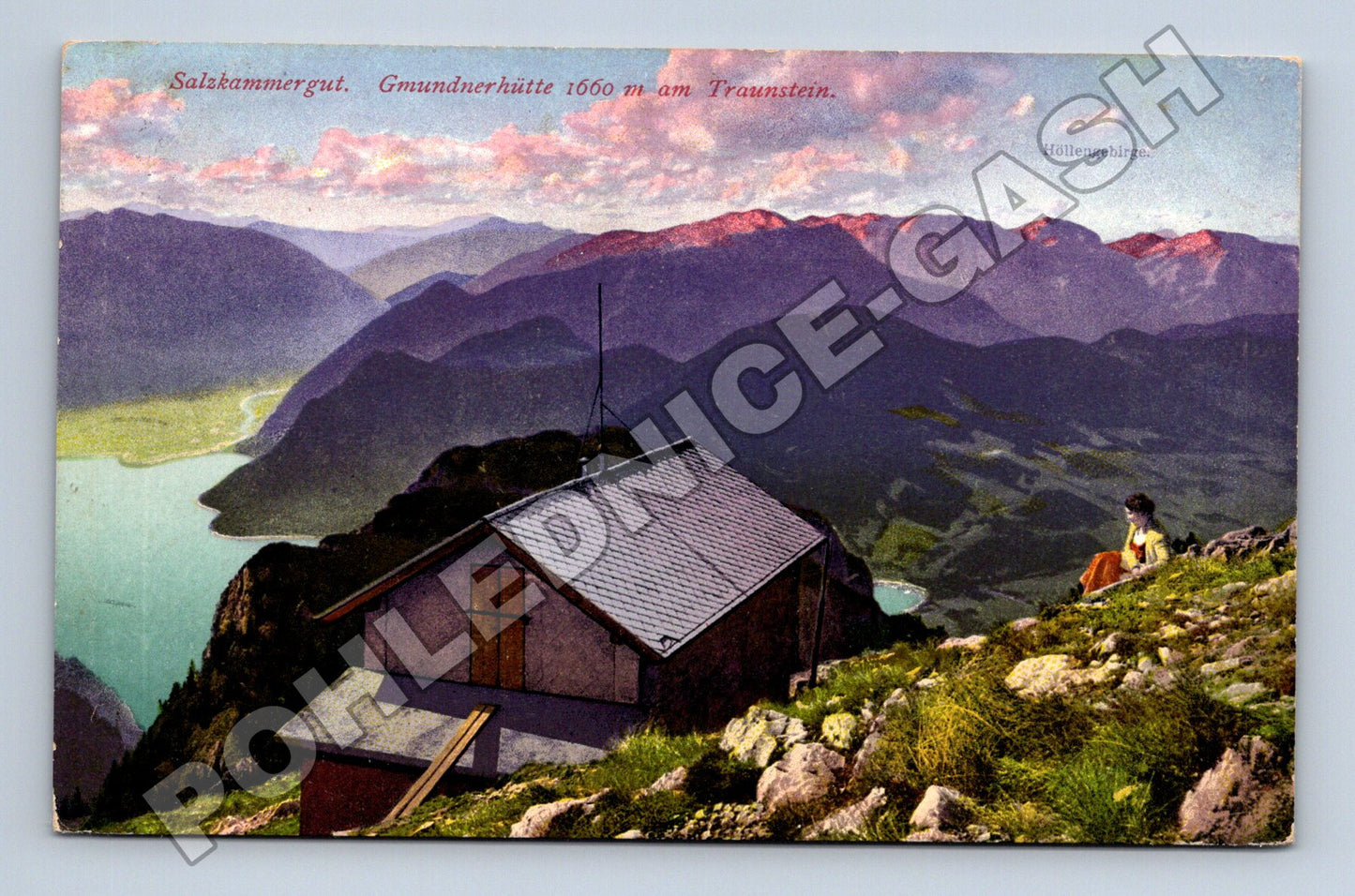 Pohlednice Rakousko Gmundnerhütte Traunstein 1916 (M33528)