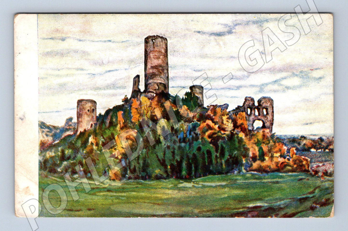 Pohlednice Žebrák podzimní motiv (M3353)