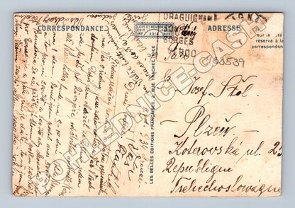 Pohlednice Monako celkový pohled 1937 (M33539)