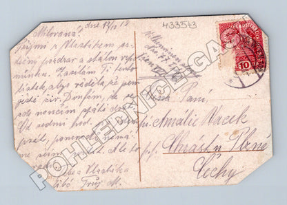 Pohlednice Rakousko Vídeň Dunaj a město 1918 (M33543)