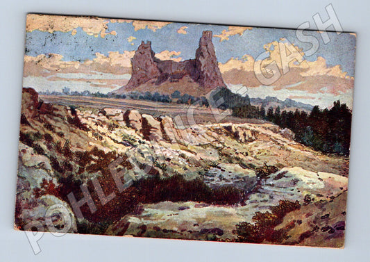 Pohlednice Trosky hrad 1913 (M3355)