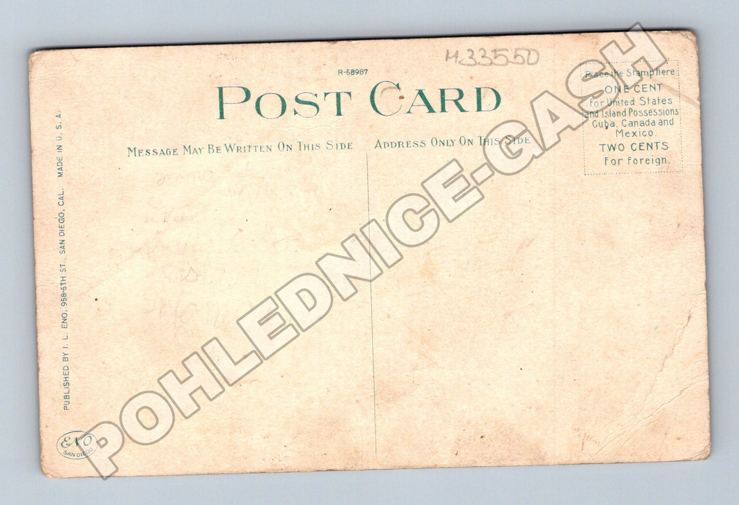 Pohlednice USA San Diego Santa Fe Depot (M33550)