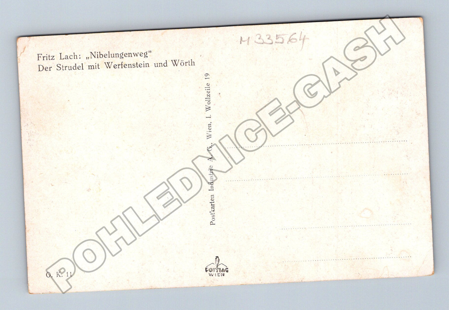 Pohlednice Rakousko Der Strudel s Werfenstein a Wörth (M33564)