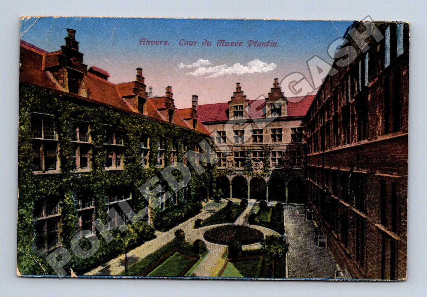 Pohlednice Belgie Antverpy Plantinovo muzeum 1917 (M33567)