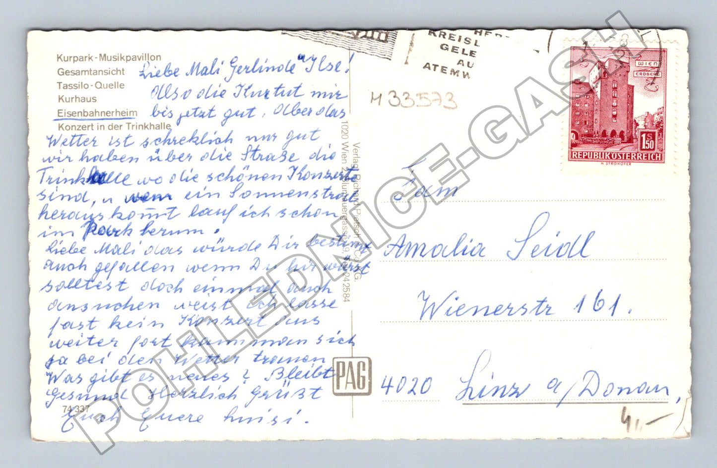 Pohlednice Rakousko Bad Hall více pohledů (M33573)
