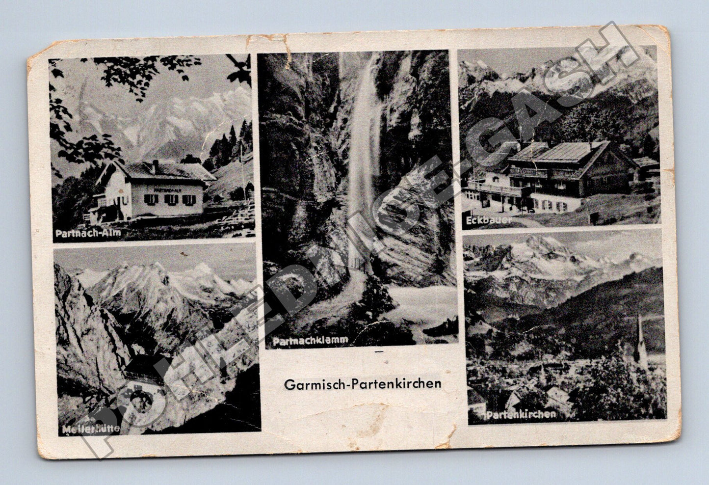 Pohlednice Německo Garmisch-Partenkirchen horské scény 1935 (M33575)
