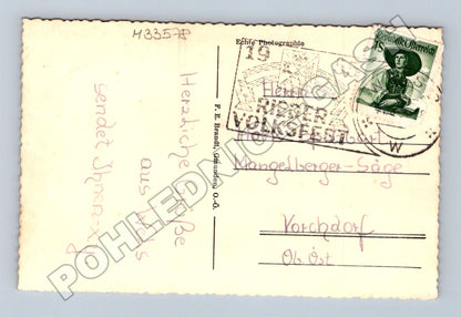 Pohlednice Rakousko Wels různé pohledy 1955 (M33578)