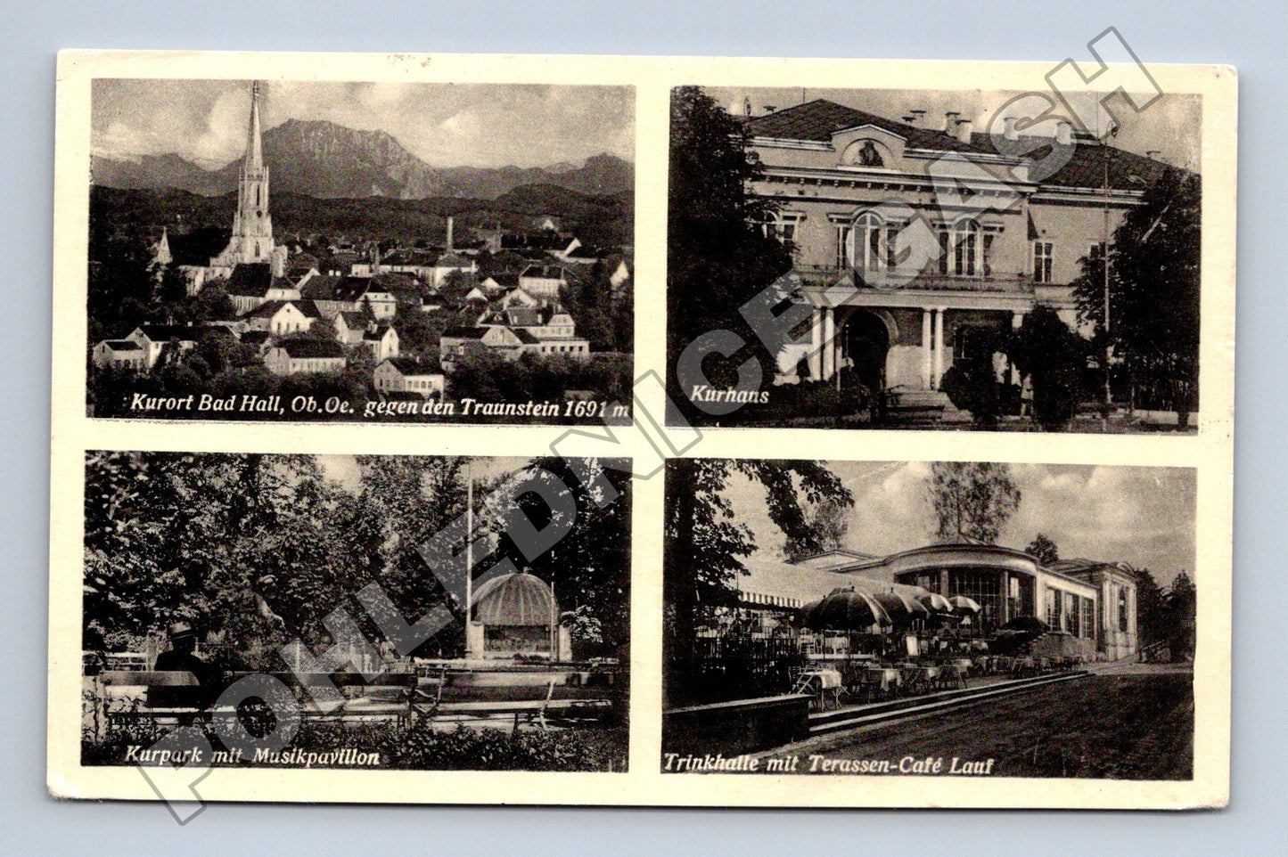 Pohlednice Rakousko Bad Hall více pohledů 1954 (M33581)