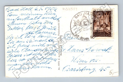 Pohlednice Rakousko Bad Hall více pohledů 1954 (M33581)