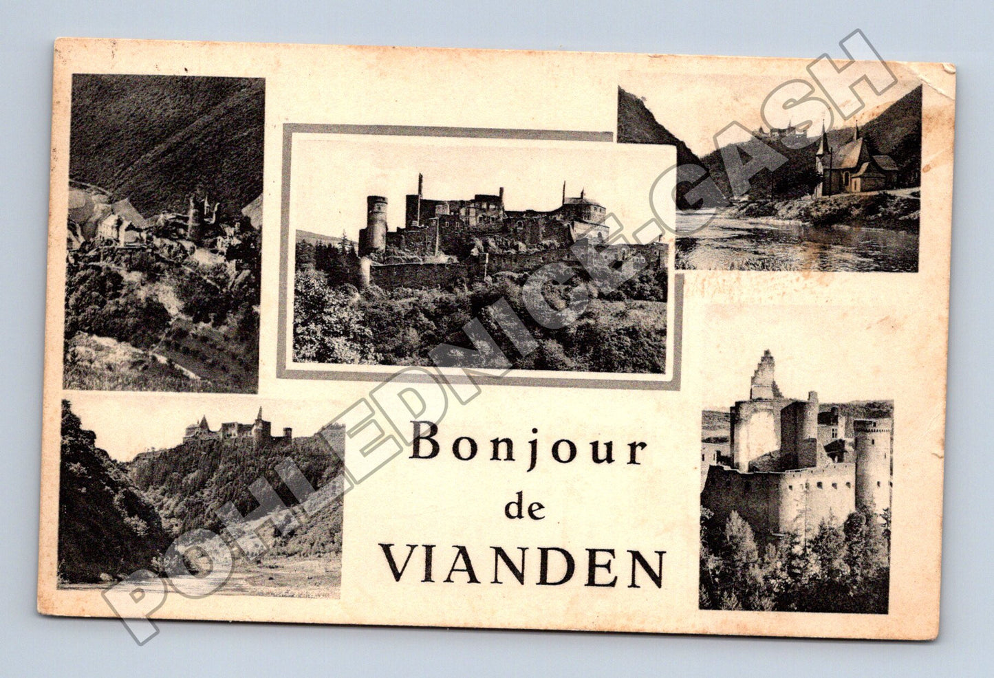 Pohlednice Lucembursko Vianden hrad 1927 (M33583)