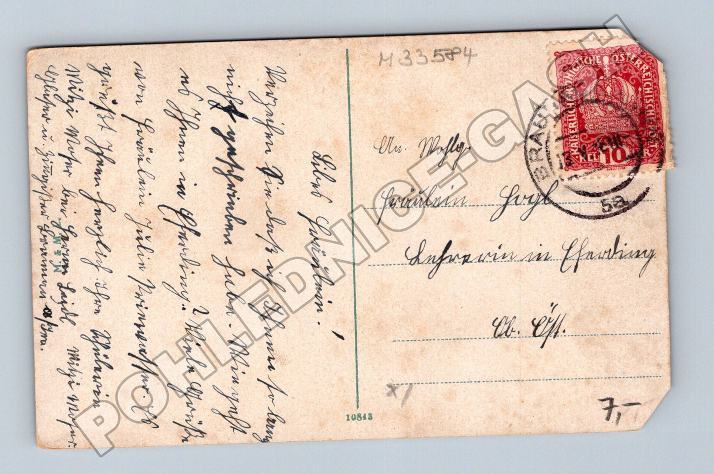 Pohlednice Rakousko Braunau am Inn koláž motivů 1904 (M33584)