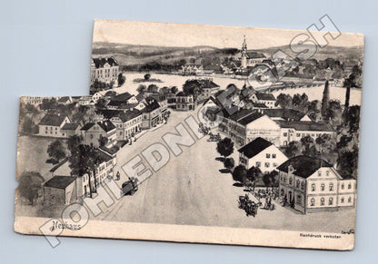 Pohlednice Jindřichův Hradec (Neuhaus) panorama města (M33589)