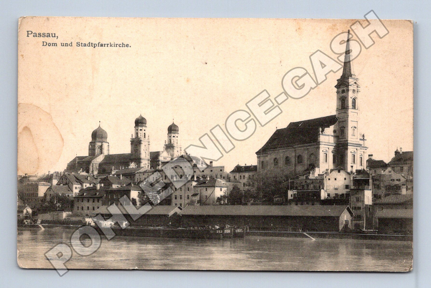 Pohlednice Německo Passau Dom a městský kostel 1905 (M33599)