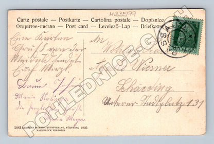 Pohlednice Německo Passau Dom a městský kostel 1905 (M33599)