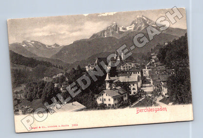 Pohlednice Německo Berchtesgaden s horami (M33601)