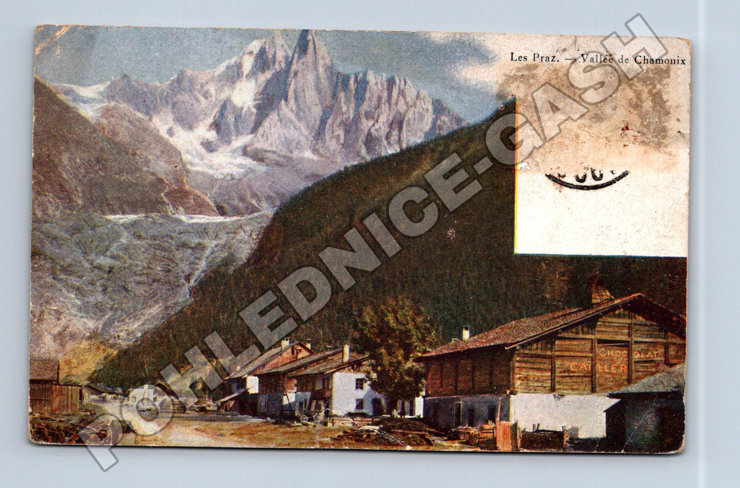 Pohlednice Francie Chamonix horská krajina vesnice (M33602)