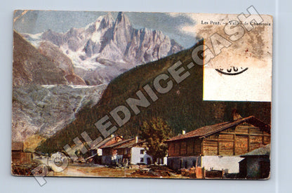 Pohlednice Francie Chamonix horská krajina vesnice (M33602)