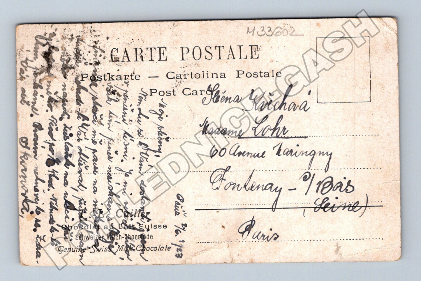 Pohlednice Francie Chamonix horská krajina vesnice (M33602)