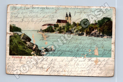 Pohlednice Rakousko Vornbach am Inn kostel 1901 (M33606)