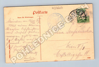 Pohlednice Německo Mnichov nové radnice 1906 (M33607)