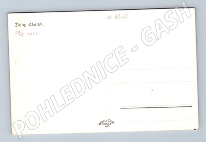 Pohlednice Žleby zámek 1941 (M3361)