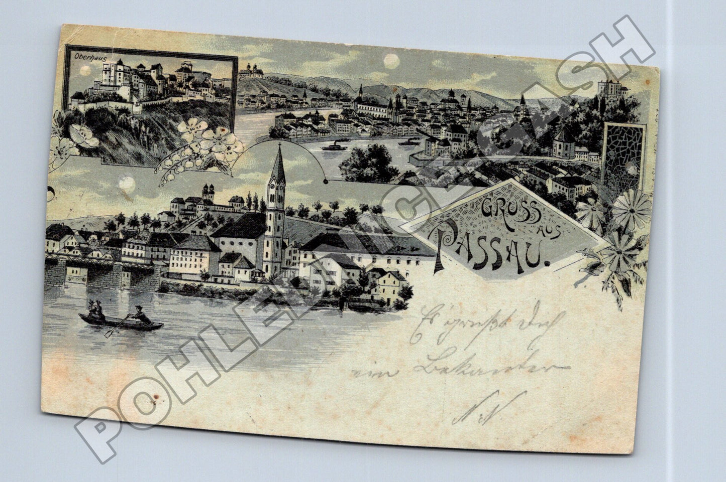 Pohlednice Německo Passau a Oberhaus 1903 (M33610)