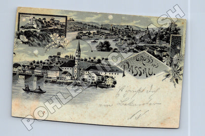 Pohlednice Německo Passau a Oberhaus 1903 (M33610)
