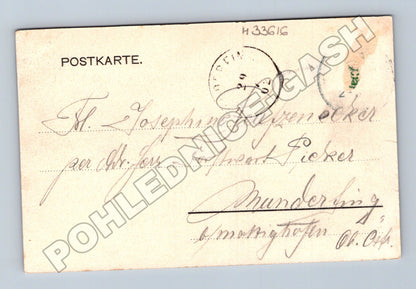Pohlednice Německo Passau panorama 1918 (M33616)