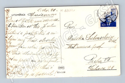 Pohlednice Litoměřice malý formát motiv (M3362)