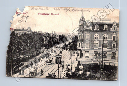 Pohlednice Německo Düsseldorf Grafenberger Chaussee (M33620)