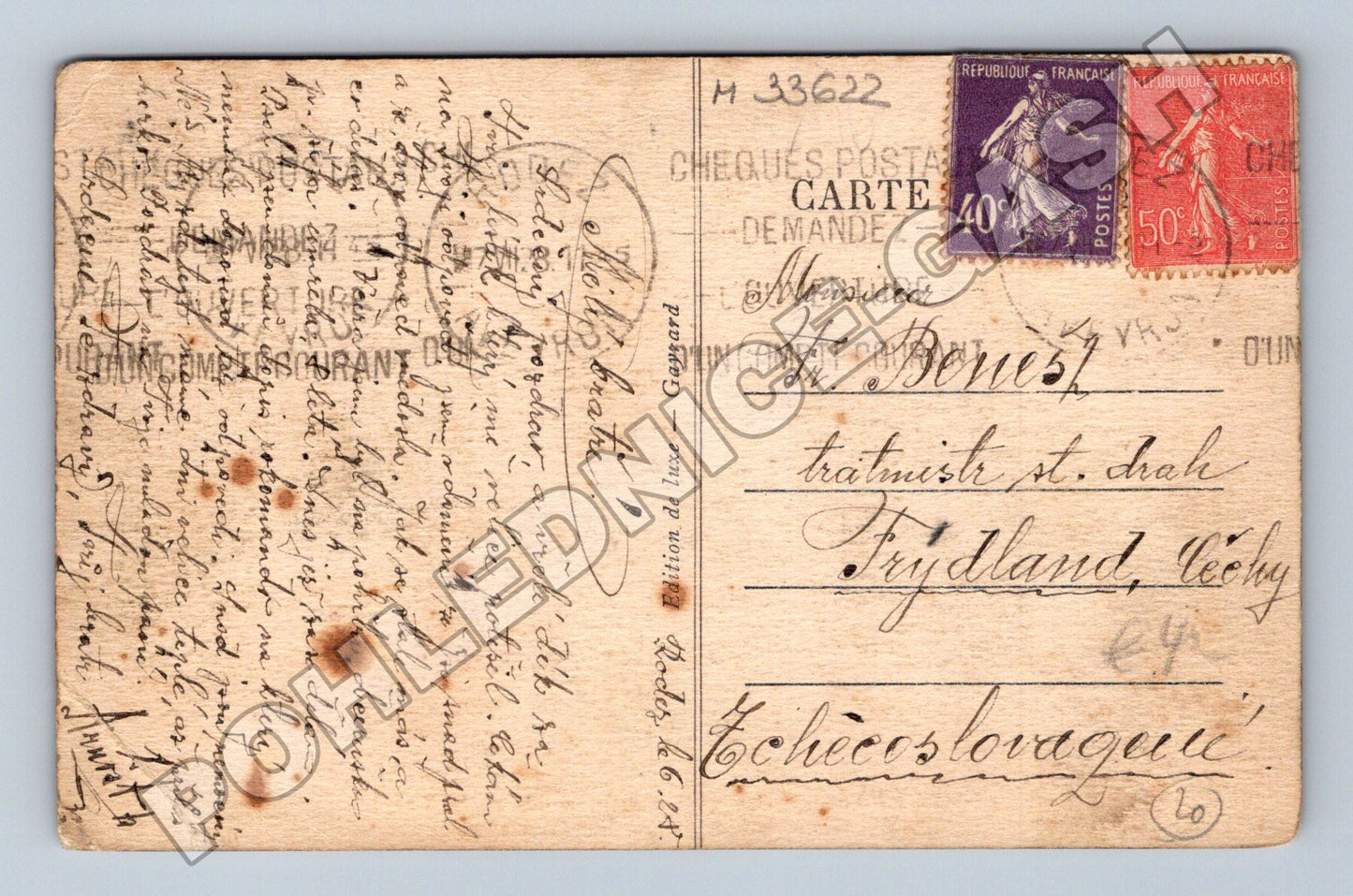 Pohlednice Francie Garabit viadukt 1928 (M33622)
