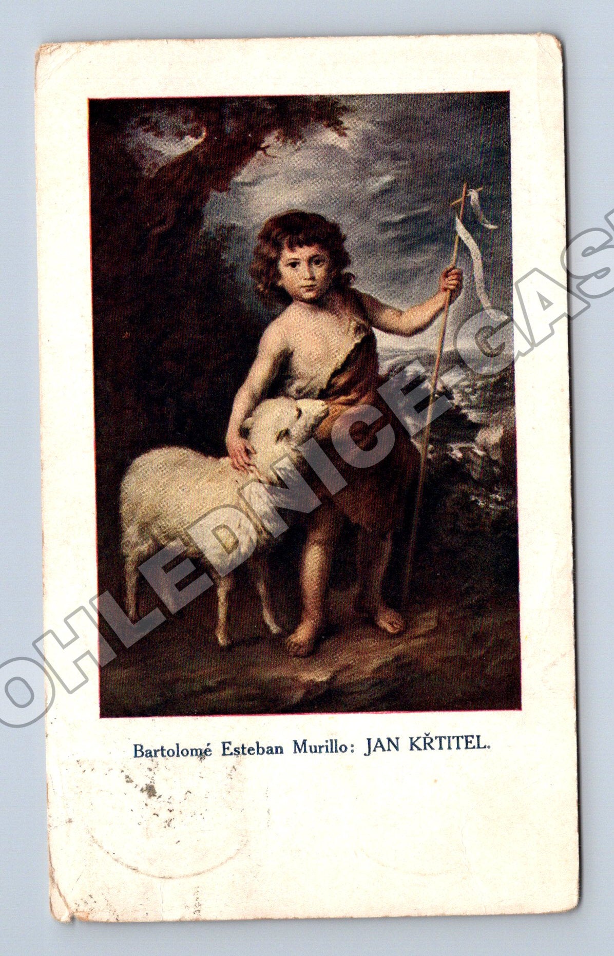 Pohlednice reprodukce Murillo Jan Křtitel (M33624)