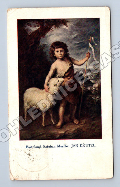 Pohlednice reprodukce Murillo Jan Křtitel (M33624)