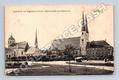 Pohlednice Německo Altötting Kapellplatz kostely (M33628)