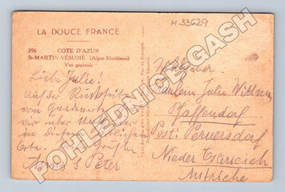 Pohlednice Francie St-Martin-Vésubie údolí (M33629)