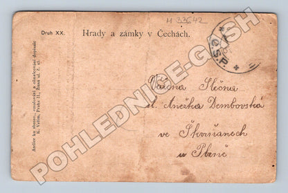 Pohlednice hradní zřícenina (M33642)