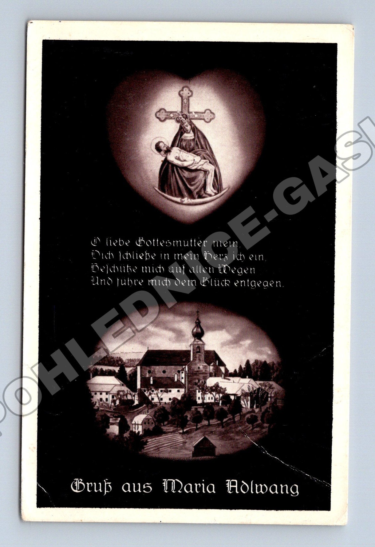 Pohlednice Rakousko Maria Adlwang kostel a madona (M33646)