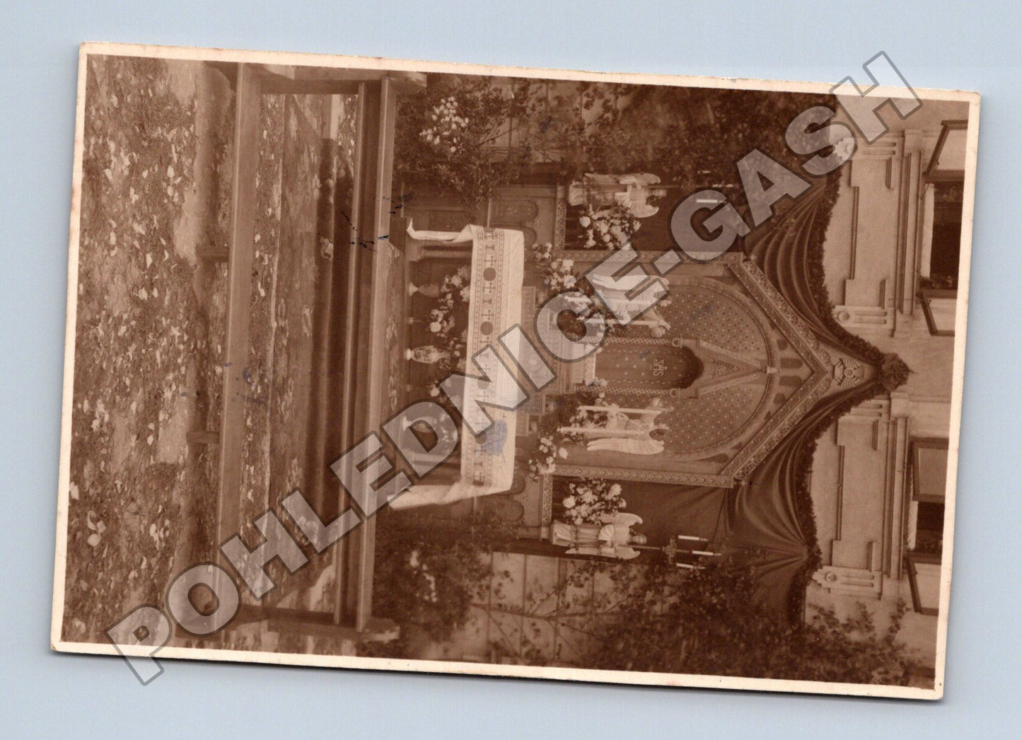 Pohlednice Rakousko Wels náboženský obřad 1927 (M33647)