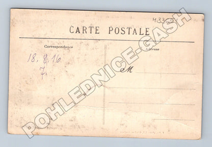 Pohlednice Francie Caullery ulice s lidmi 1916 (M33651)